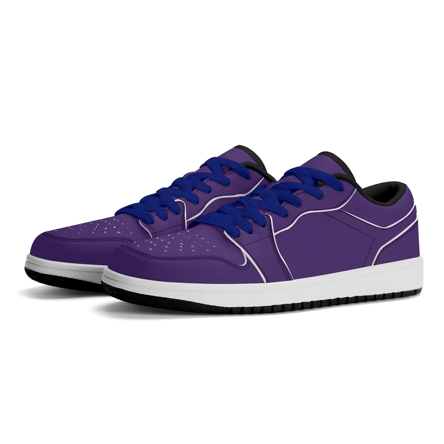 lila-low-top-leder-sneaker-fur-damen-sneaker-jlr-design-68865 - JLR Design