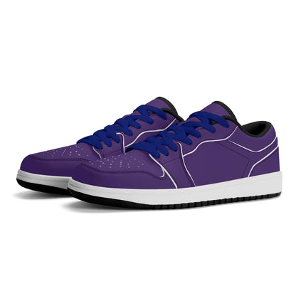 lila-low-top-leder-sneaker-fur-damen-sneaker-jlr-design-68865 - JLR Design