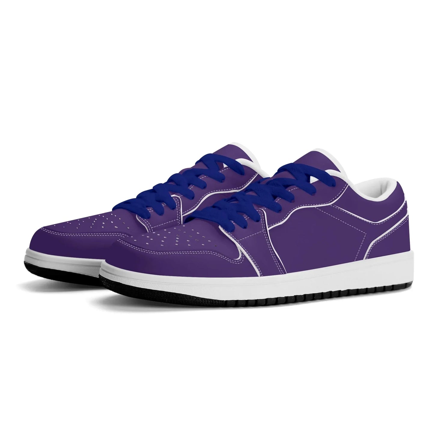 lila-low-top-leder-sneaker-fur-herren-sneaker-jlr-design-61690 - JLR Design
