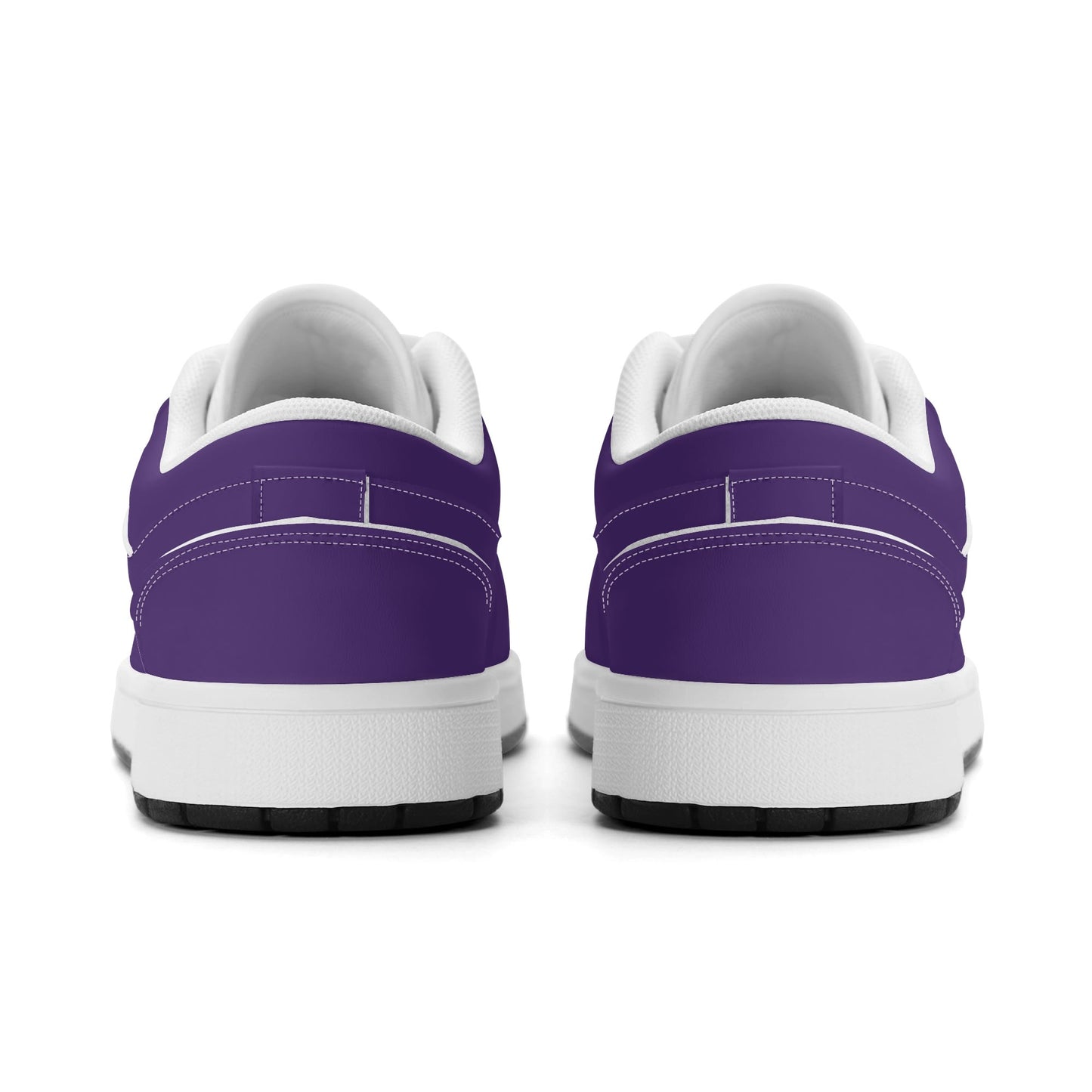 Lila Low Top Leder Sneaker für Herren Sneaker JLR Design