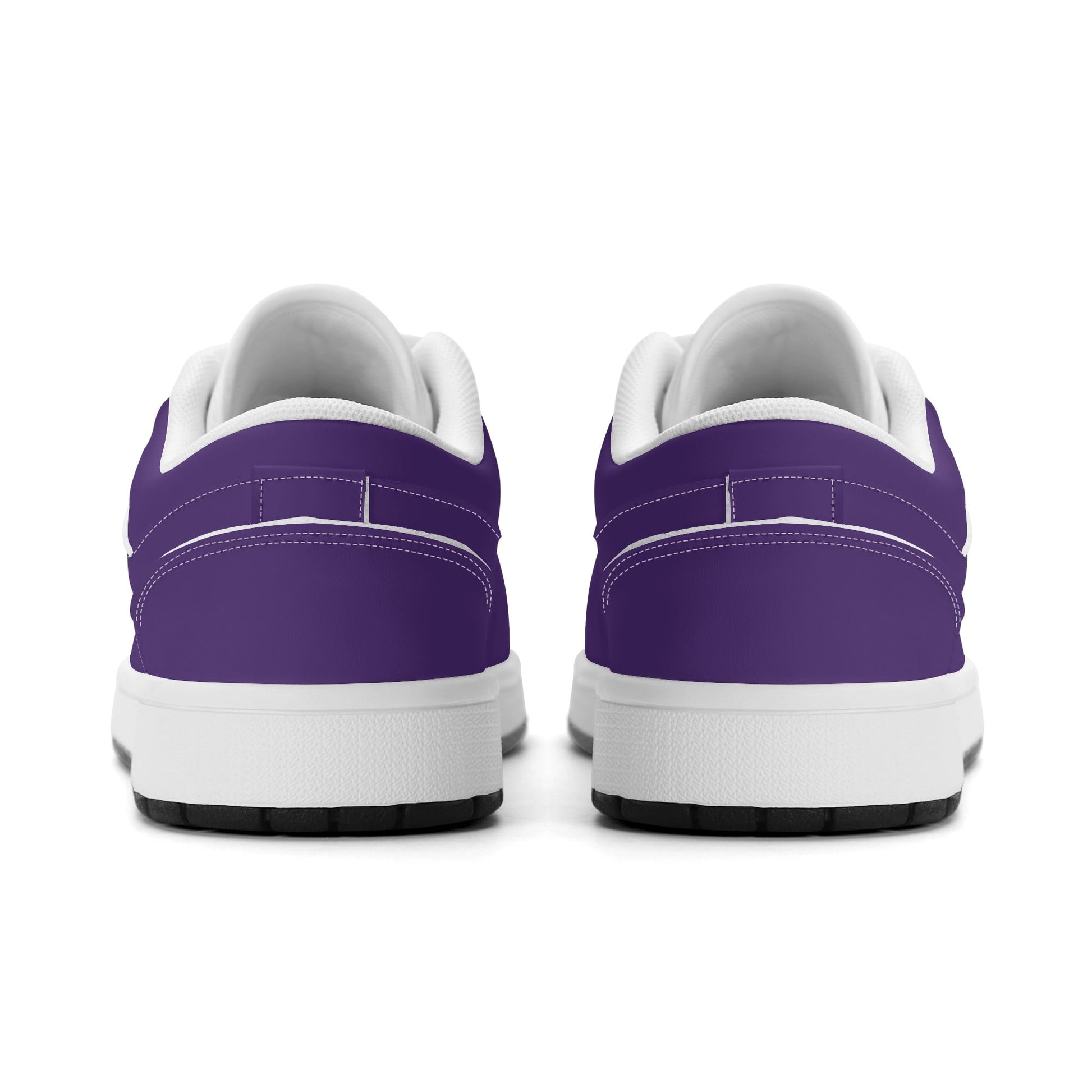 Lila Low Top Leder Sneaker für Herren Sneaker JLR Design