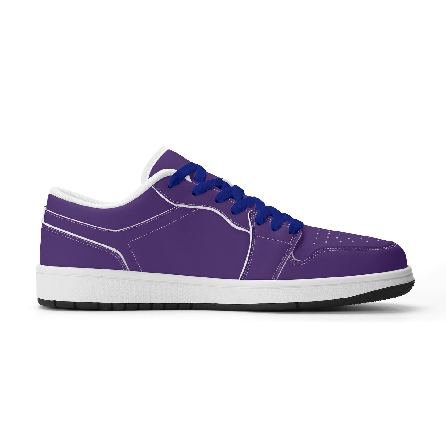 Lila Low Top Leder Sneaker für Herren Sneaker JLR Design