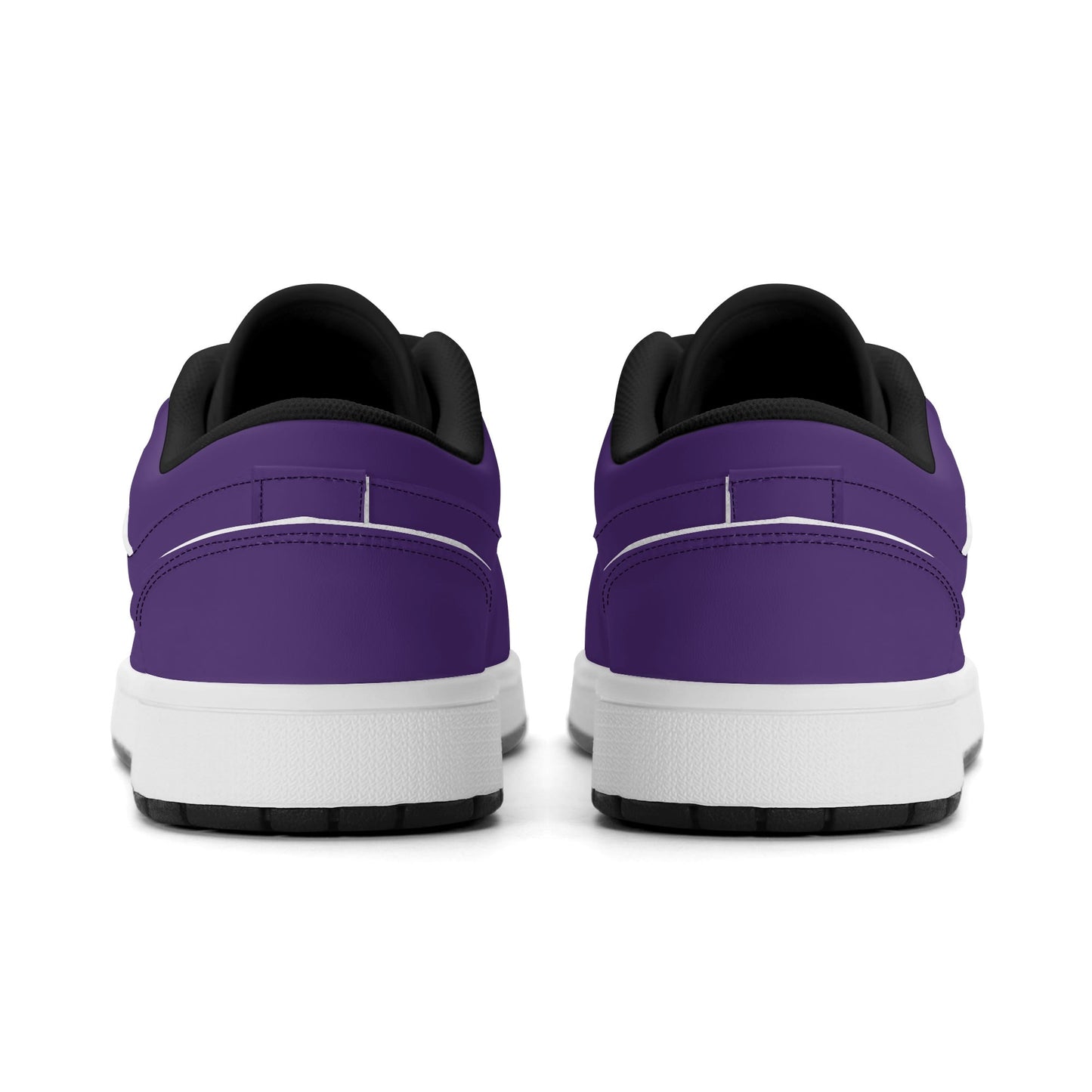 Lila Low Top Leder Sneaker für Herren Sneaker JLR Design