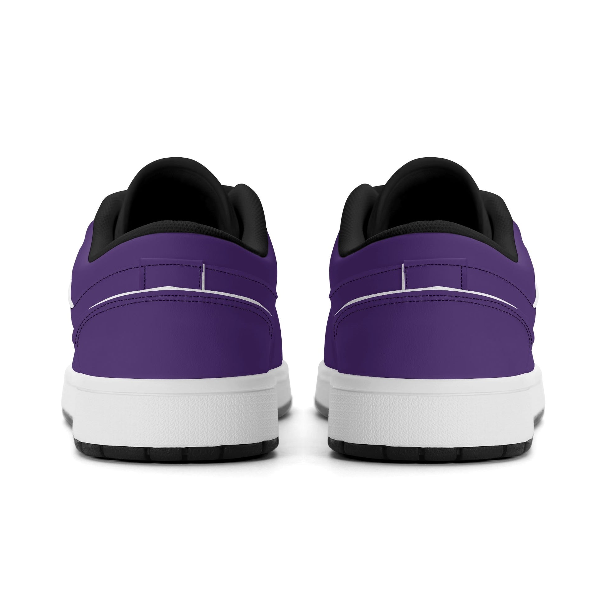 Lila Low Top Leder Sneaker für Herren Sneaker JLR Design