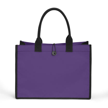 Lila Premium Canvas Shopper Tasche Einkaufstasche JLR Design