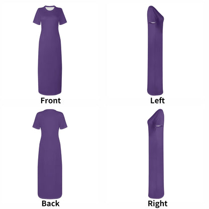 lila-short-sleeve-long-dress-long-dress-jlr-design-98680 - JLR Design
