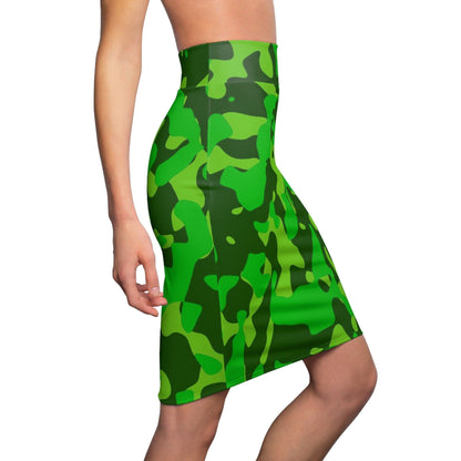 Lime Green Camouflage Bleistiftrock Bleistiftrock 74.99 All Over Print, AOP, AOP Clothing, Assembled in the USA, Assembled in USA, Bleistiftrock, Camouflage, Green, Lime, Made in the USA, Made in USA, Skirts & Dresses, Sublimation, Women's Clothing JLR Design