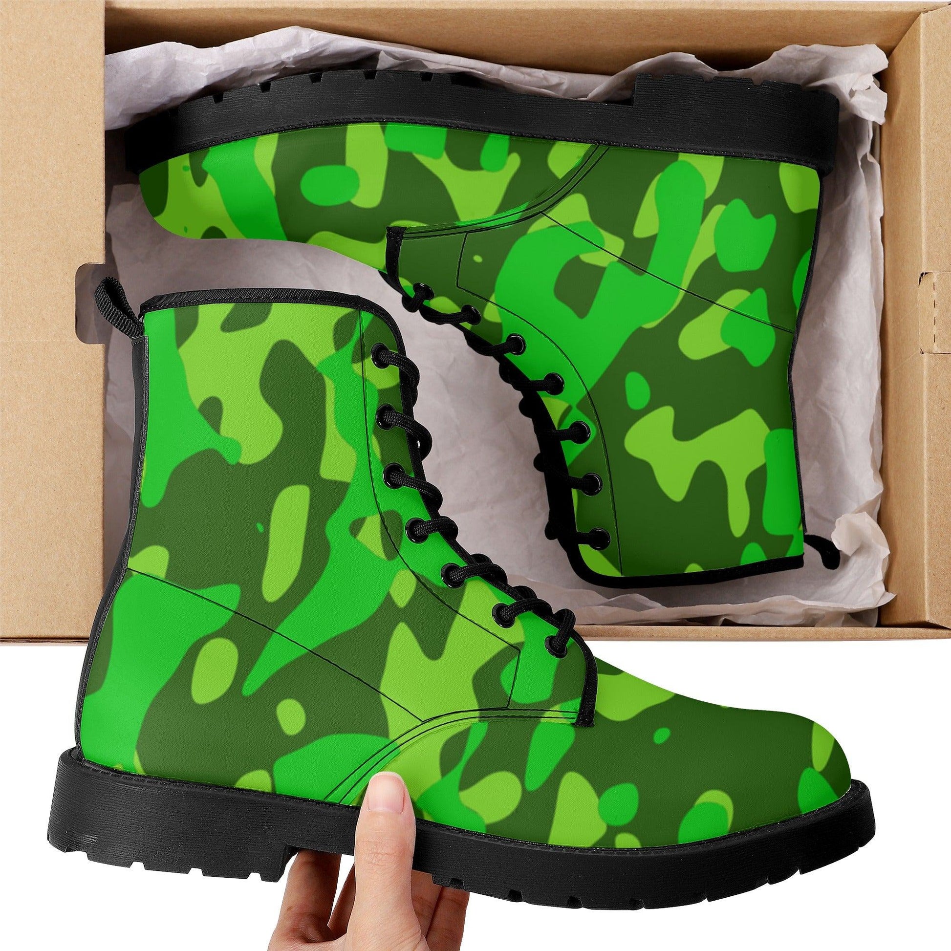 Lime Green Camouflage Damen Stiefel Stiefel 82.99 Camouflage, Damen, Green, Lime, Stiefel JLR Design