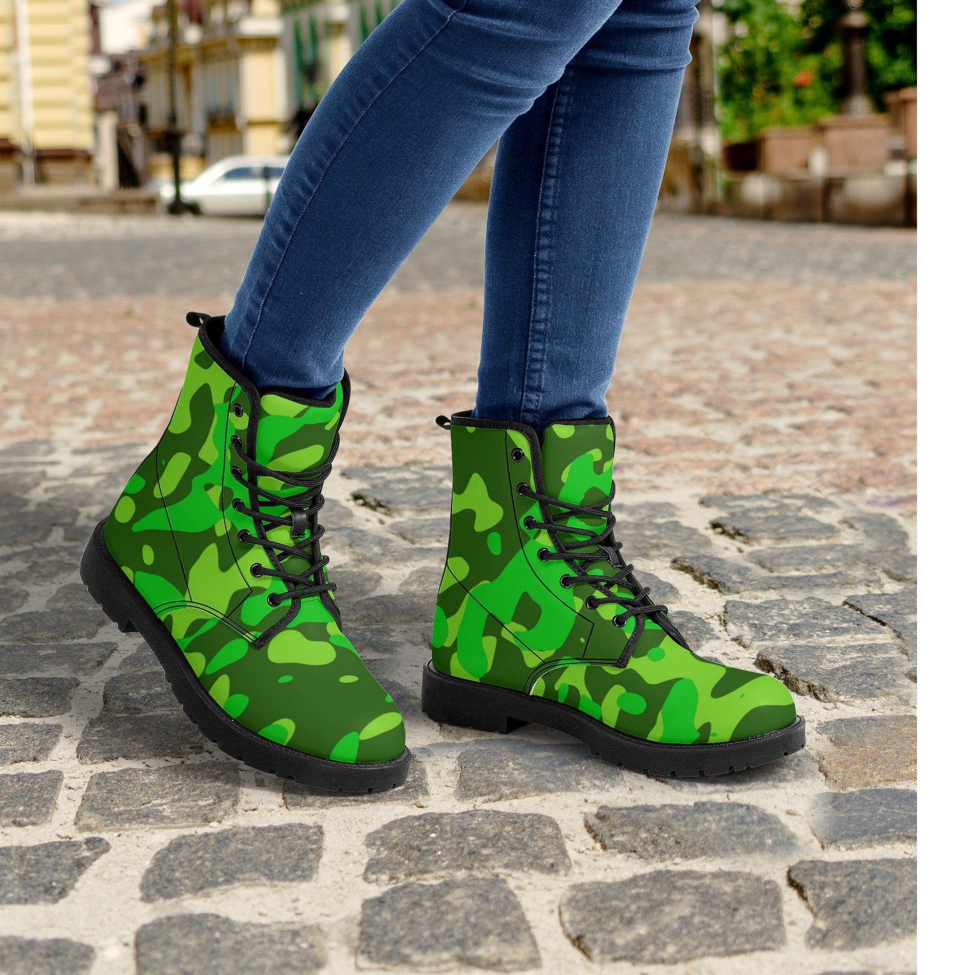 Lime Green Camouflage Damen Stiefel Stiefel 82.99 Camouflage, Damen, Green, Lime, Stiefel JLR Design