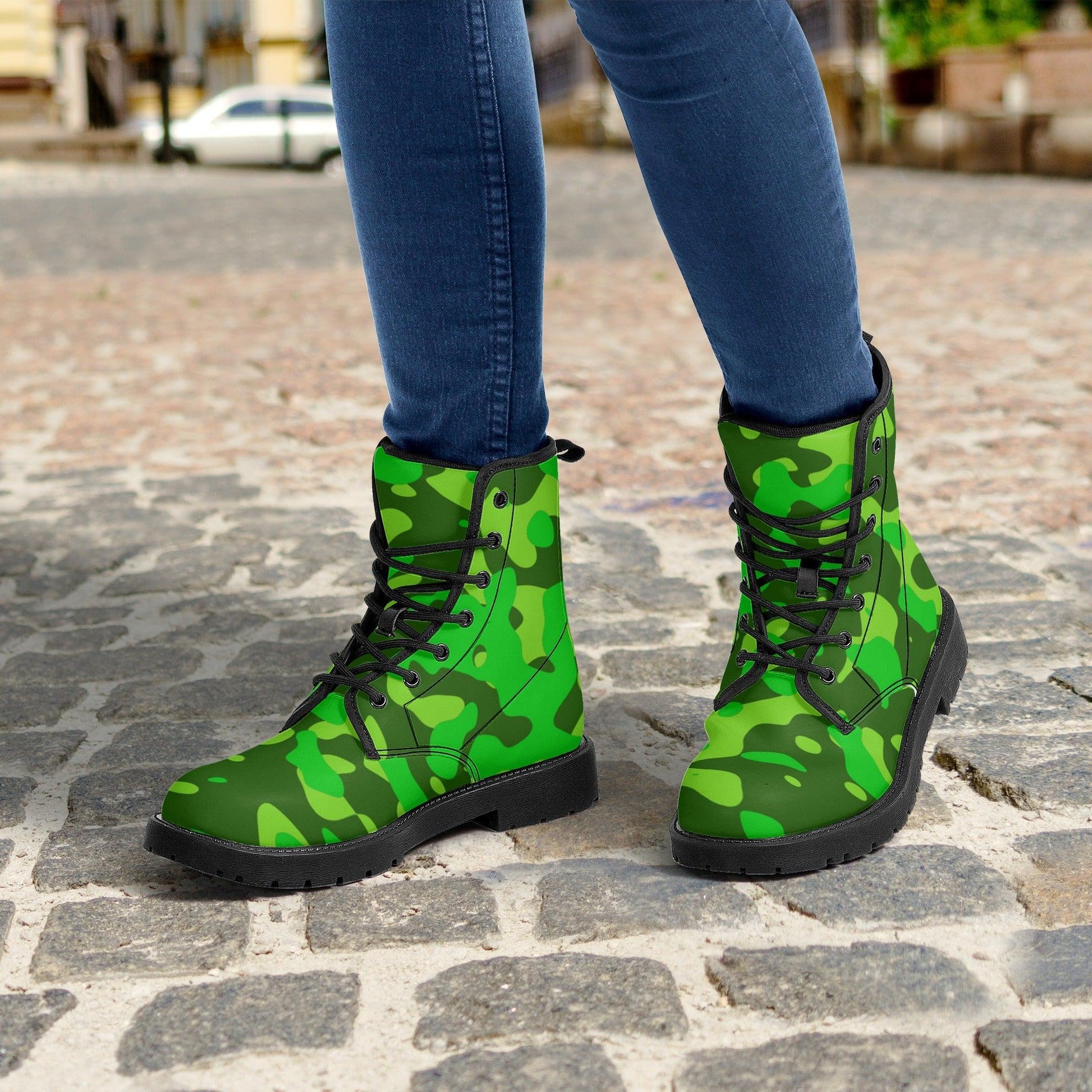 Lime Green Camouflage Damen Stiefel Stiefel 82.99 Camouflage, Damen, Green, Lime, Stiefel JLR Design