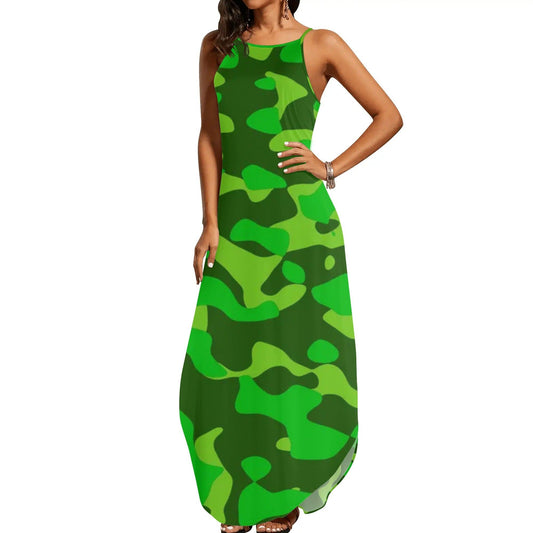Lime Green Camouflage elegantes ärmelloses Abendkleid Abendkleid 77.99 Abendkleid, Camouflage, Elegant, Green, Lime, ärmellos JLR Design