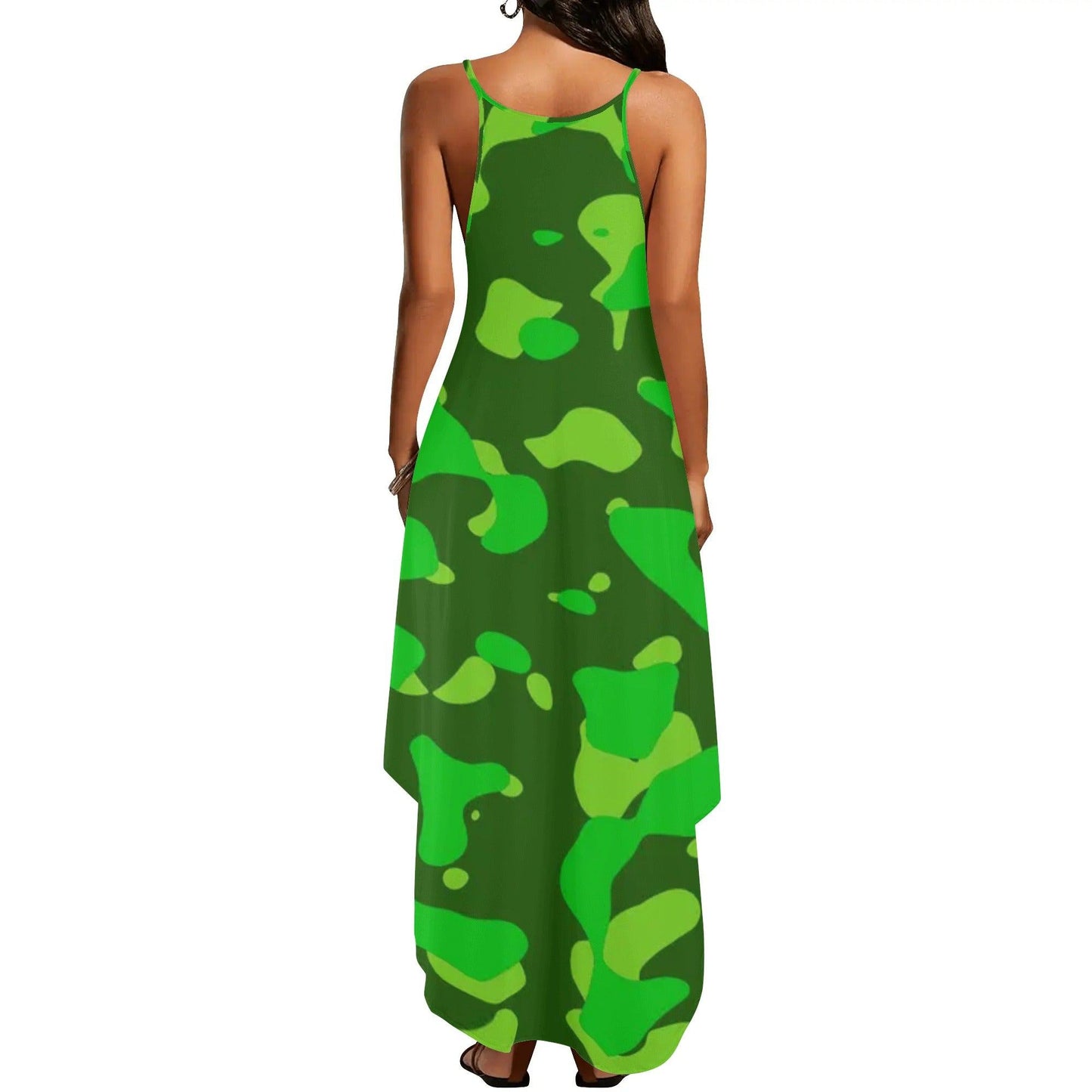 Lime Green Camouflage elegantes ärmelloses Abendkleid Abendkleid 77.99 Abendkleid, Camouflage, Elegant, Green, Lime, ärmellos JLR Design