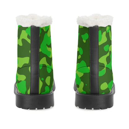 Lime Green Camouflage Faux Fur Stiefel für Damen Lederstiefel 92.99 Camouflage, Damen, Faux, Fur, Green, Lederstiefel, Lime JLR Design