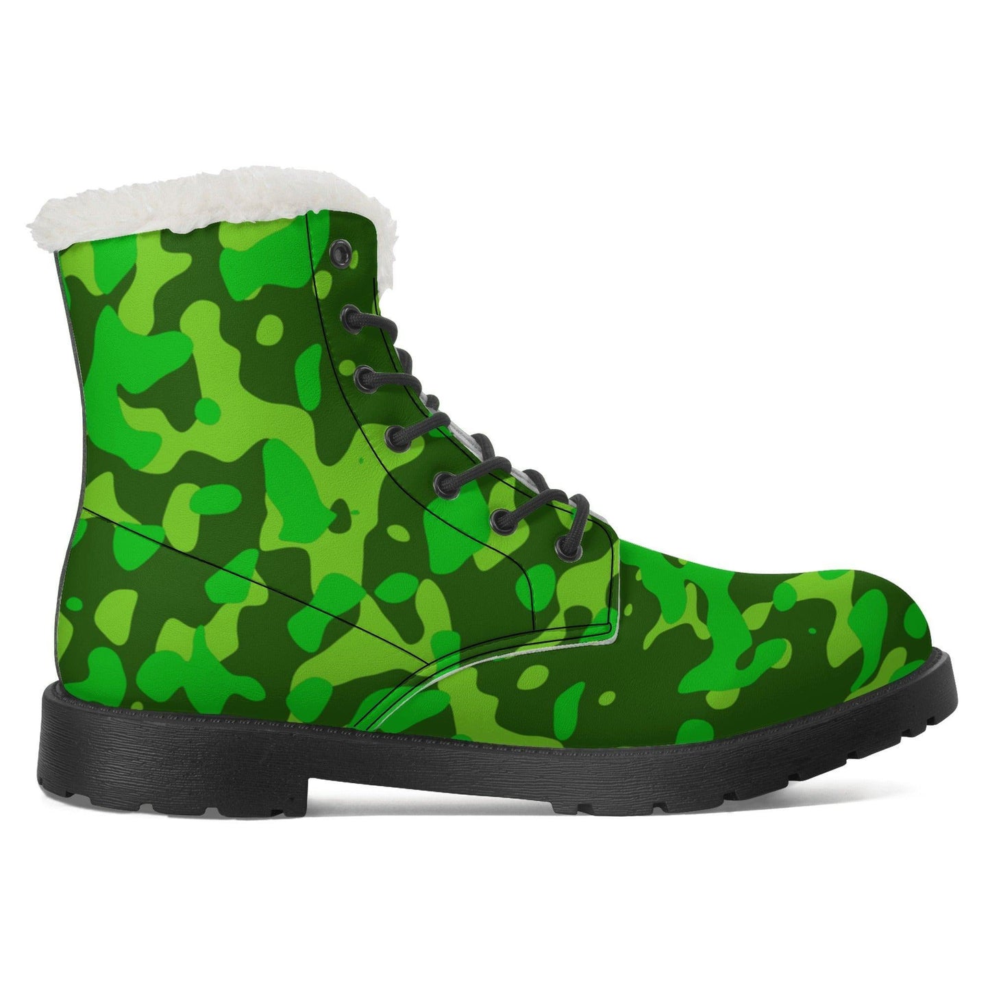 Lime Green Camouflage Faux Fur Stiefel für Damen Lederstiefel 92.99 Camouflage, Damen, Faux, Fur, Green, Lederstiefel, Lime JLR Design