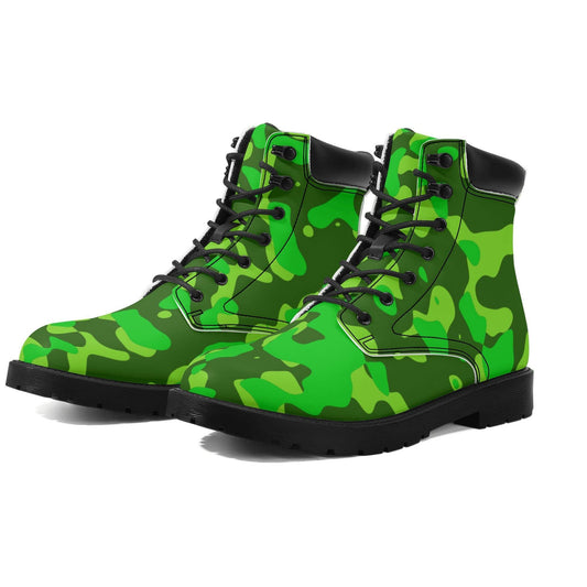 Lime Green Camouflage Ganzjahres Stiefel für Herren Lederstiefel 82.99 Camouflage, Ganzjahres, Green, Herren, Lederstiefel, Lime JLR Design