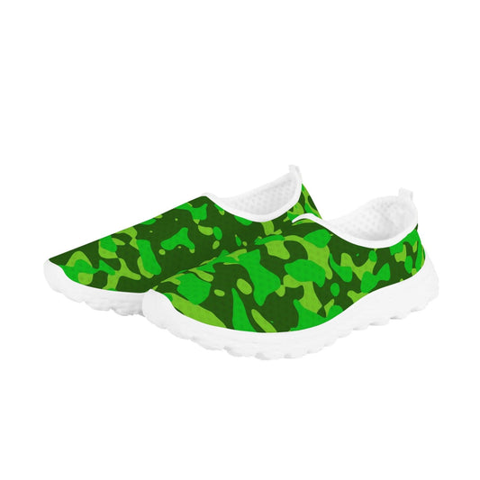 Lime Green Camouflage Herren Mesh Slip On Slip On 57.99 Camouflage, Green, Herren, Lime, On, Slip JLR Design