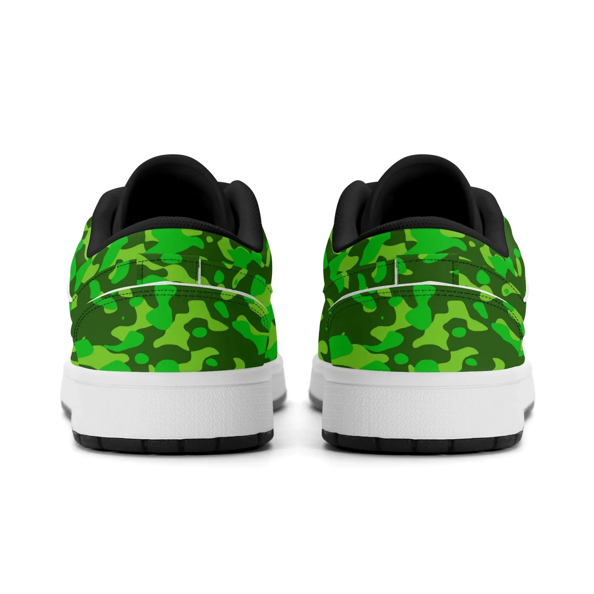 lime-green-camouflage-low-top-leder-sneaker-fur-herren-sneaker-jlr-design-17168 - JLR Design