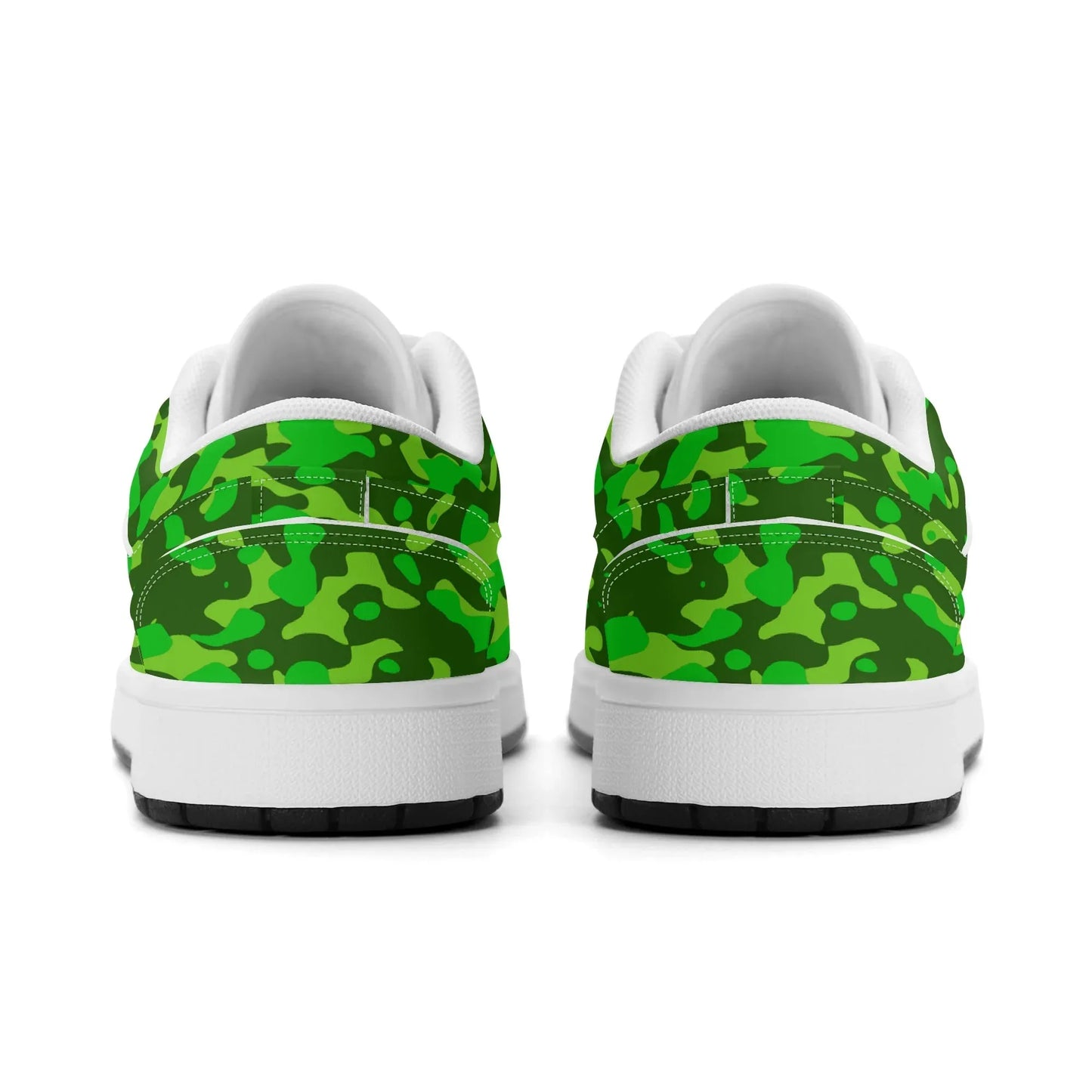 lime-green-camouflage-low-top-leder-sneaker-fur-herren-sneaker-jlr-design-80529 - JLR Design