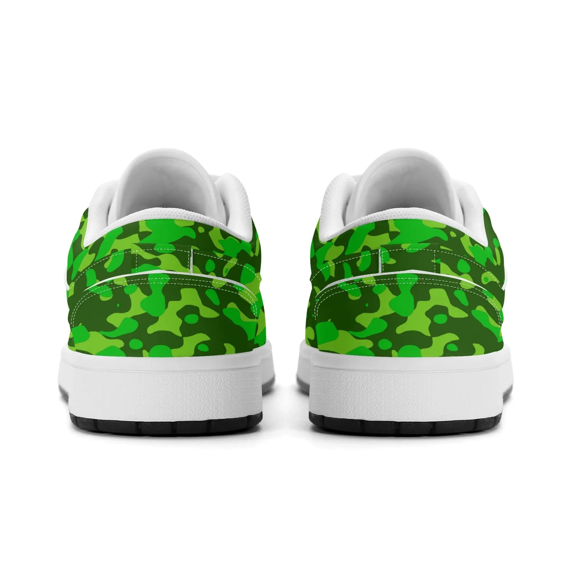 lime-green-camouflage-low-top-leder-sneaker-fur-herren-sneaker-jlr-design-80529 - JLR Design