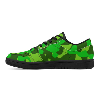 Lime Green Camouflage Low Top Sneaker für Herren Low Top Sneaker 79.99 JLR Design