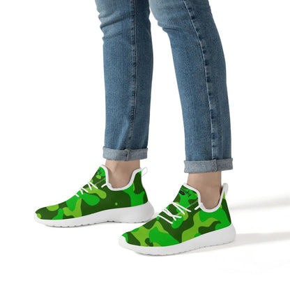 Lime Green Camouflage Meeshy Lightweight Sneaker für Damen Sneaker 86.99 Camouflage, Damen, Green, Ligthweight, Lime, Meeshy, Sneaker JLR Design