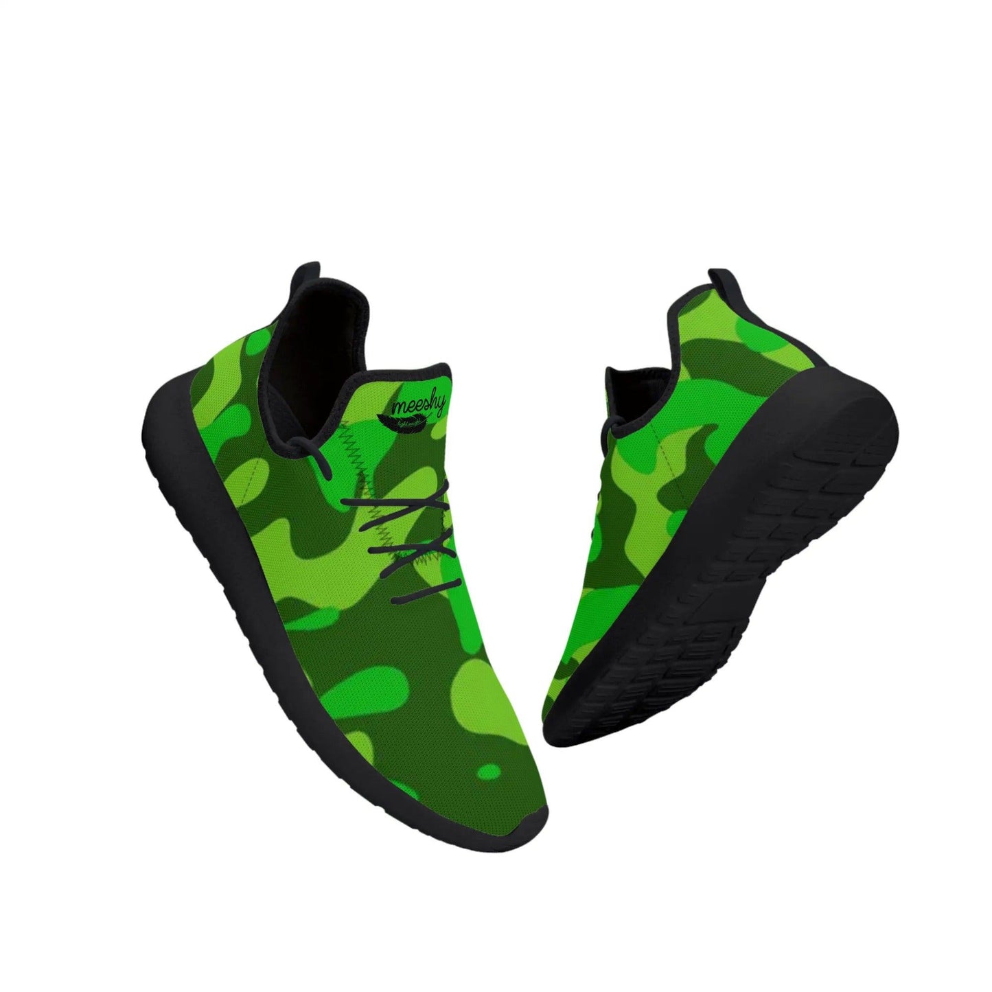 Lime Green Camouflage Meeshy Lightweight Sneaker für Damen Sneaker 86.99 Camouflage, Damen, Green, Ligthweight, Lime, Meeshy, Sneaker JLR Design