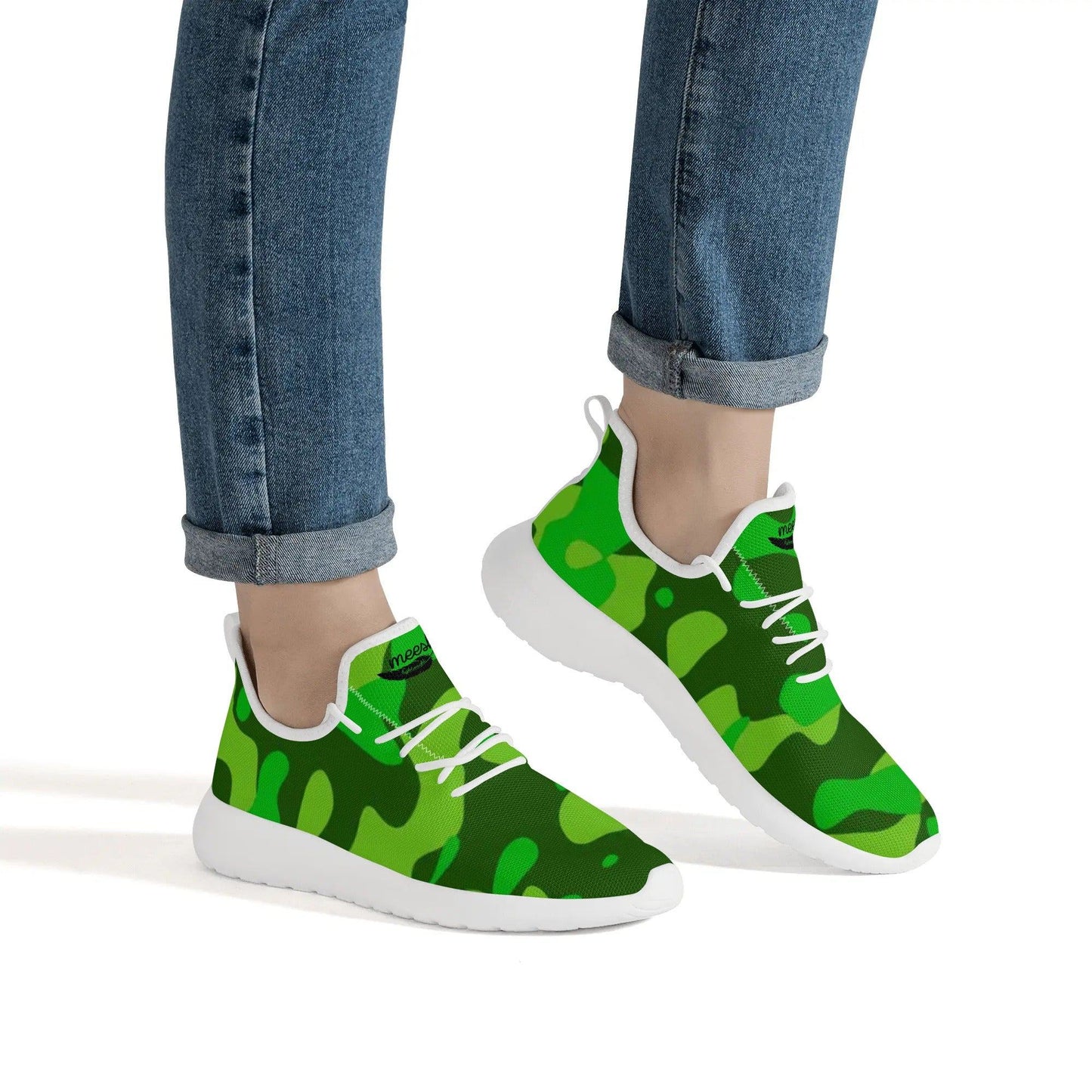 Lime Green Camouflage Meeshy Lightweight Sneaker für Damen Sneaker 86.99 Camouflage, Damen, Green, Ligthweight, Lime, Meeshy, Sneaker JLR Design