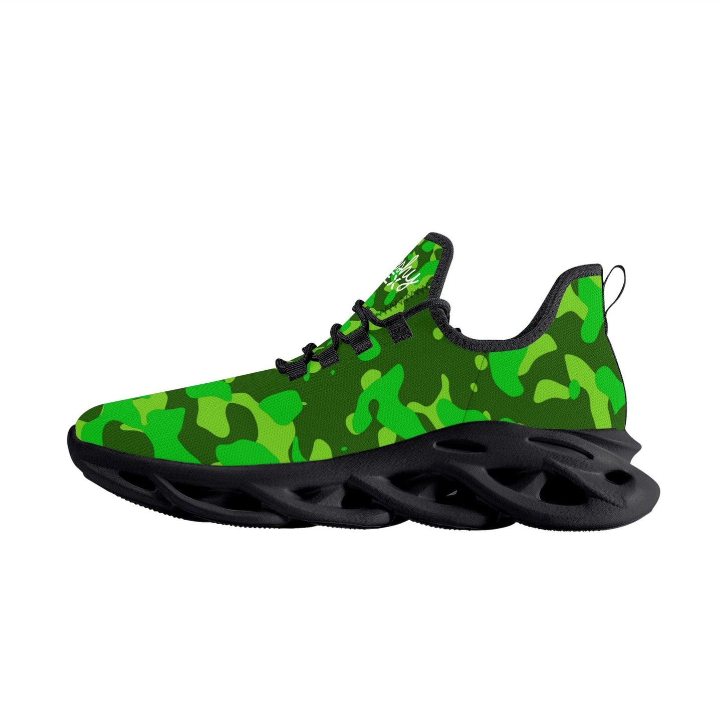 Lime Green Meeshy Flex Herren Sneaker -- Lime Green Meeshy Flex Herren Sneaker - undefined Sneaker | JLR Design