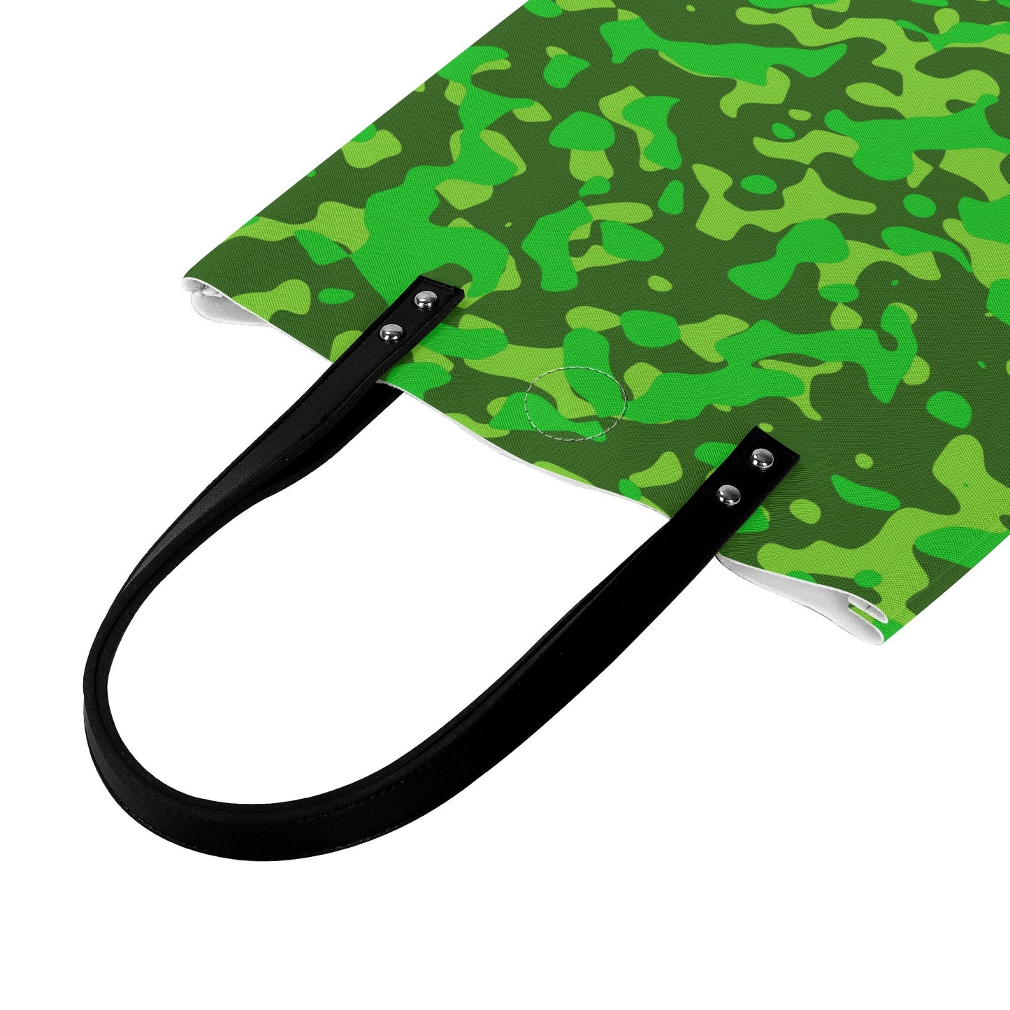 Lime Grüne Camouflage PU Leder Handtasche Handtasche JLR Design