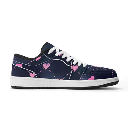lined-hearts-low-top-leder-sneaker-fur-damen-sneaker-jlr-design-58618 - JLR Design