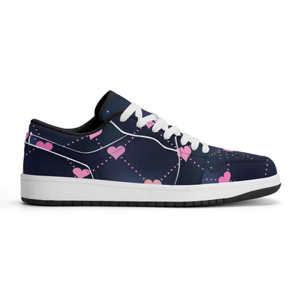 lined-hearts-low-top-leder-sneaker-fur-damen-sneaker-jlr-design-21180 - JLR Design