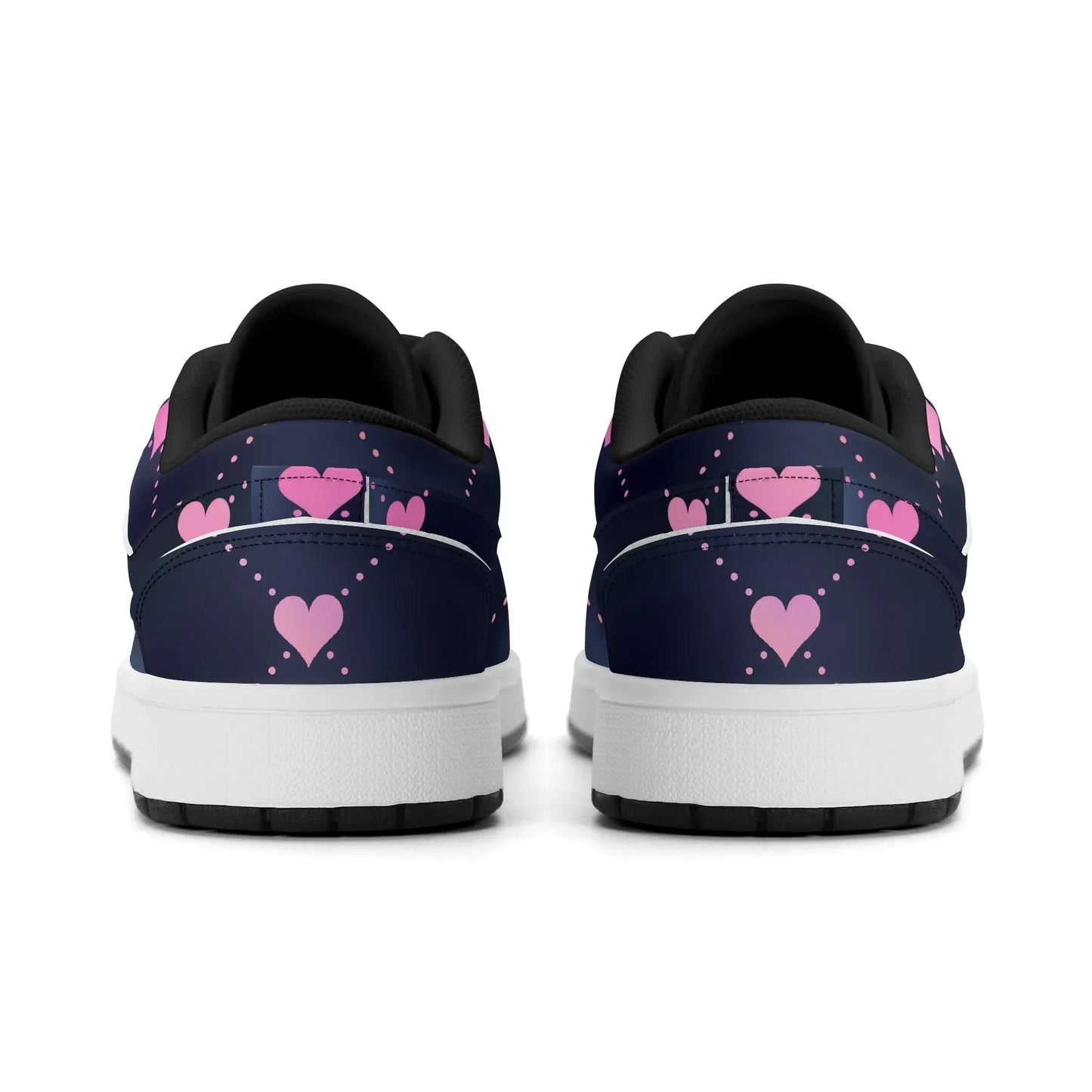 lined-hearts-low-top-leder-sneaker-fur-damen-sneaker-jlr-design-27061 - JLR Design