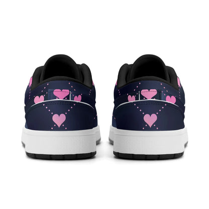 lined-hearts-low-top-leder-sneaker-fur-damen-sneaker-jlr-design-27061 - JLR Design