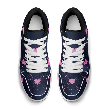 lined-hearts-low-top-leder-sneaker-fur-damen-sneaker-jlr-design-37457 - JLR Design