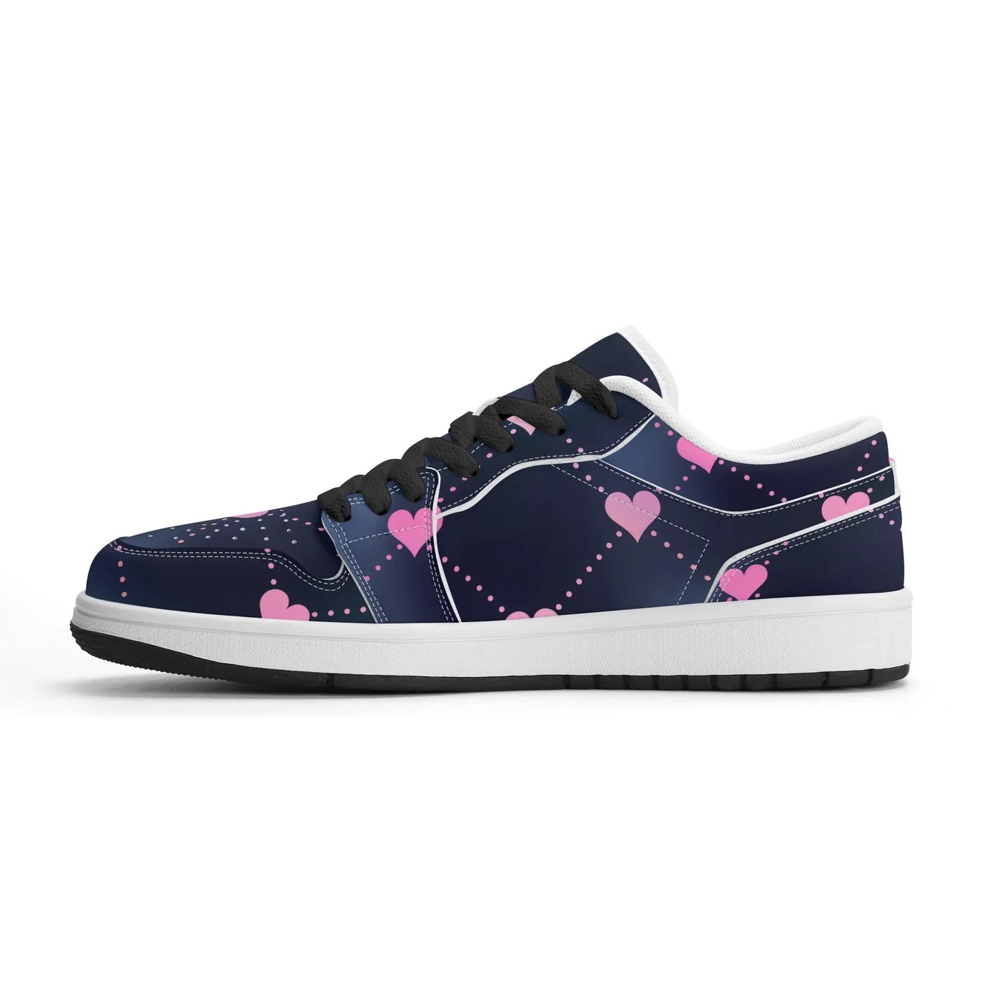lined-hearts-low-top-leder-sneaker-fur-damen-sneaker-jlr-design-97710 - JLR Design
