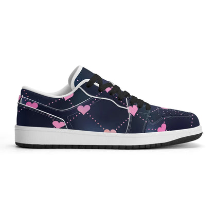 lined-hearts-low-top-leder-sneaker-fur-damen-sneaker-jlr-design-40218 - JLR Design
