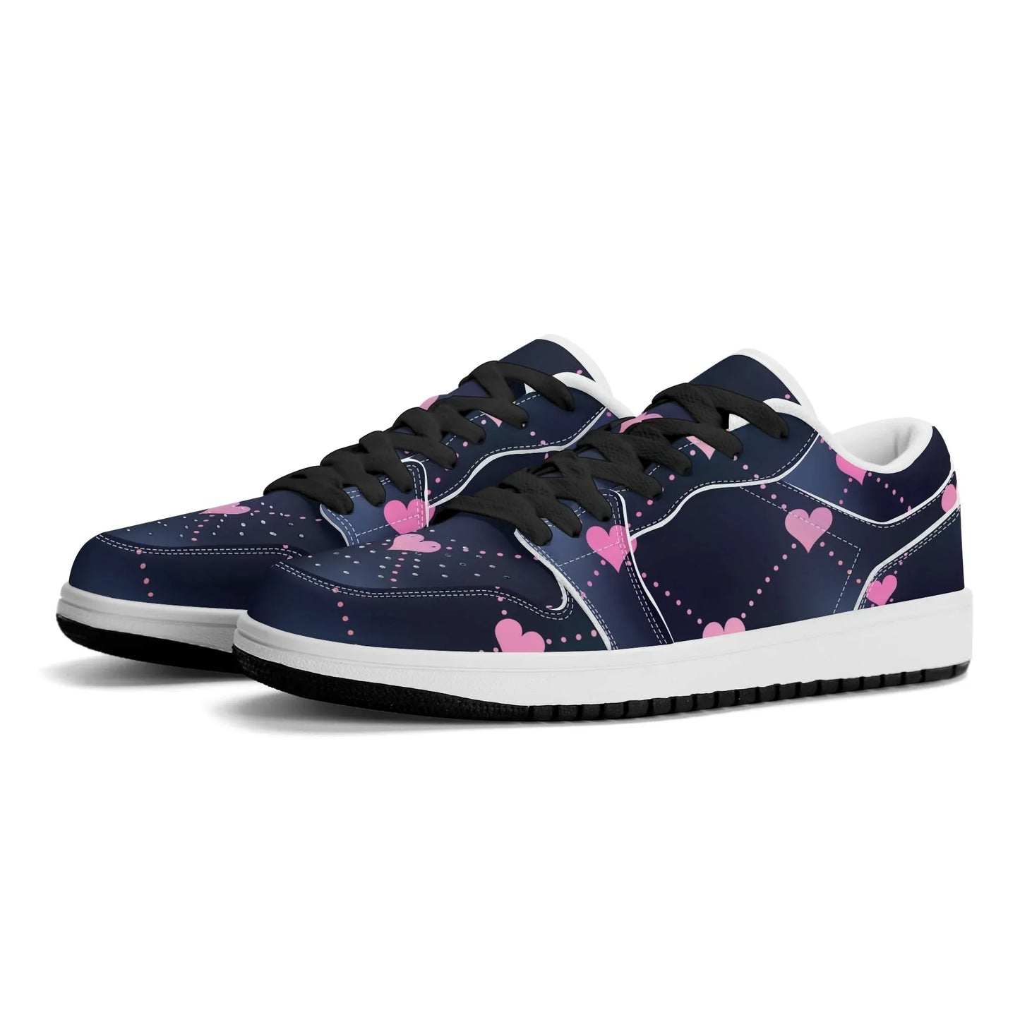 lined-hearts-low-top-leder-sneaker-fur-herren-sneaker-jlr-design-81818 - JLR Design