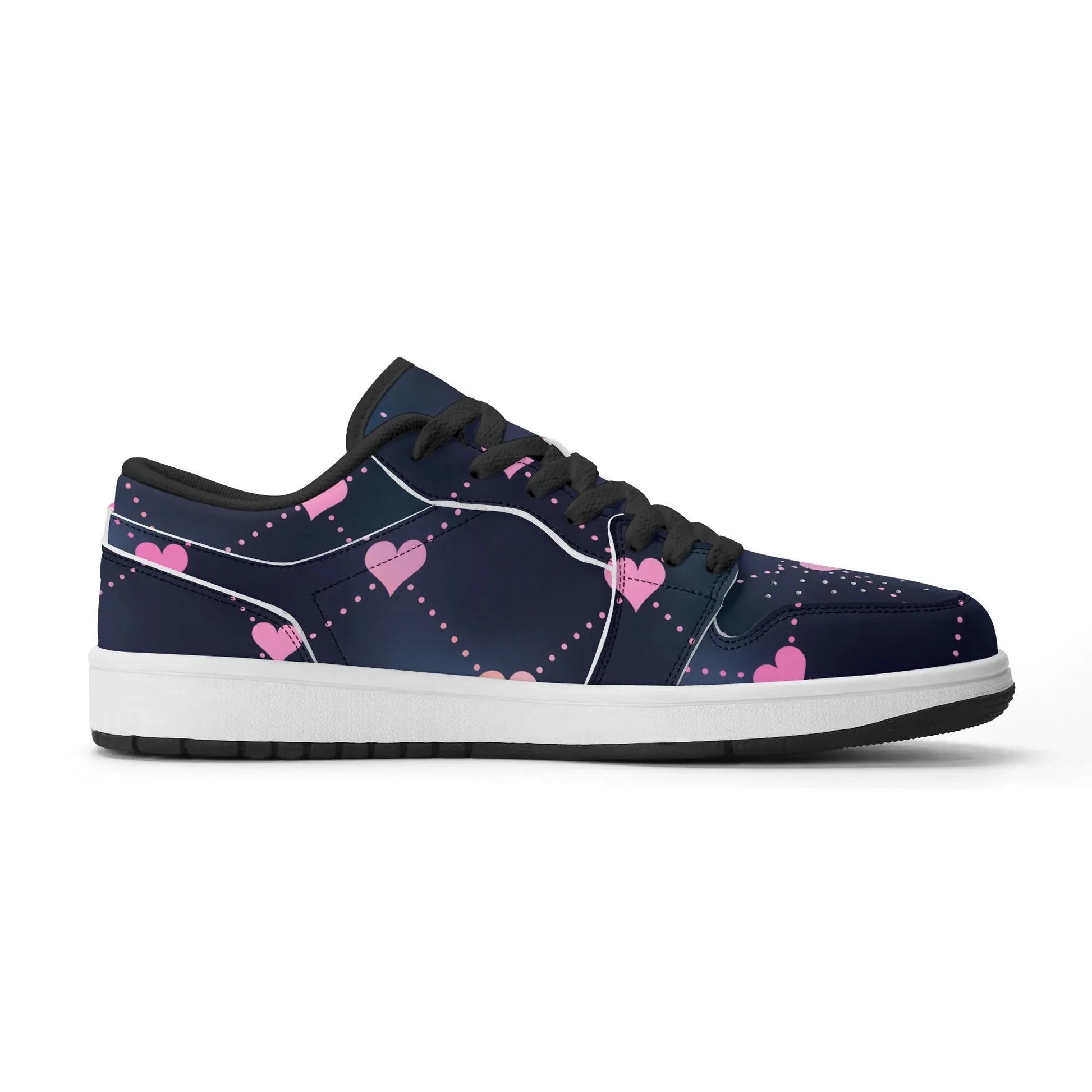 lined-hearts-low-top-leder-sneaker-fur-herren-sneaker-jlr-design-97465 - JLR Design