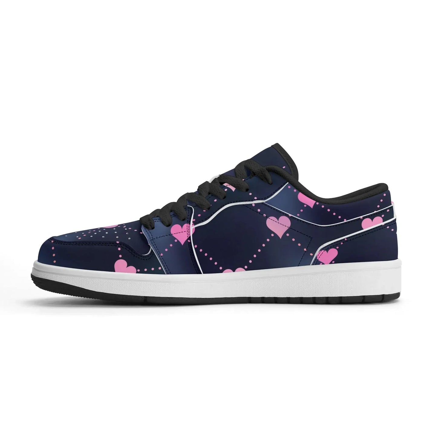 lined-hearts-low-top-leder-sneaker-fur-herren-sneaker-jlr-design-66767 - JLR Design