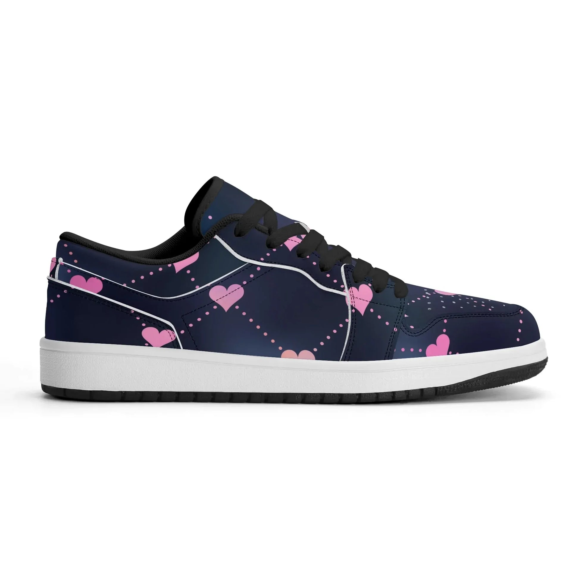 lined-hearts-low-top-leder-sneaker-fur-herren-sneaker-jlr-design-92515 - JLR Design