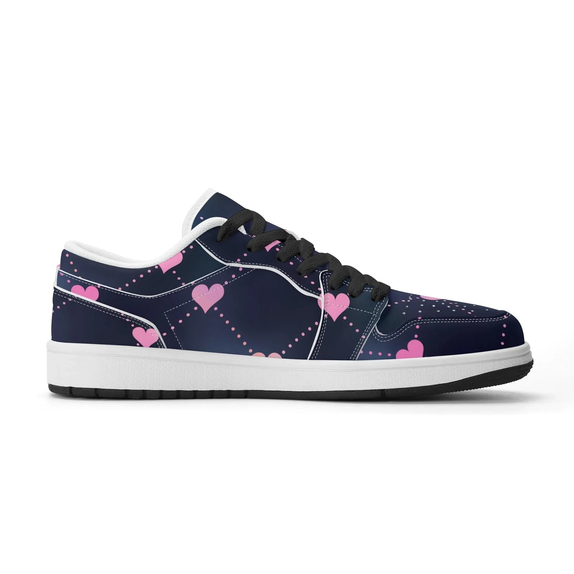 lined-hearts-low-top-leder-sneaker-fur-herren-sneaker-jlr-design-45739 - JLR Design