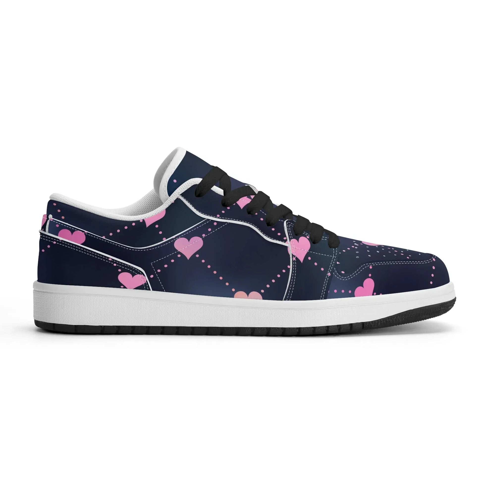 lined-hearts-low-top-leder-sneaker-fur-herren-sneaker-jlr-design-15491 - JLR Design