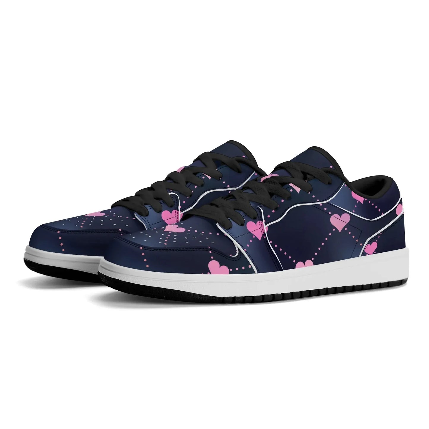 lined-hearts-low-top-leder-sneaker-fur-herren-sneaker-jlr-design-38862 - JLR Design