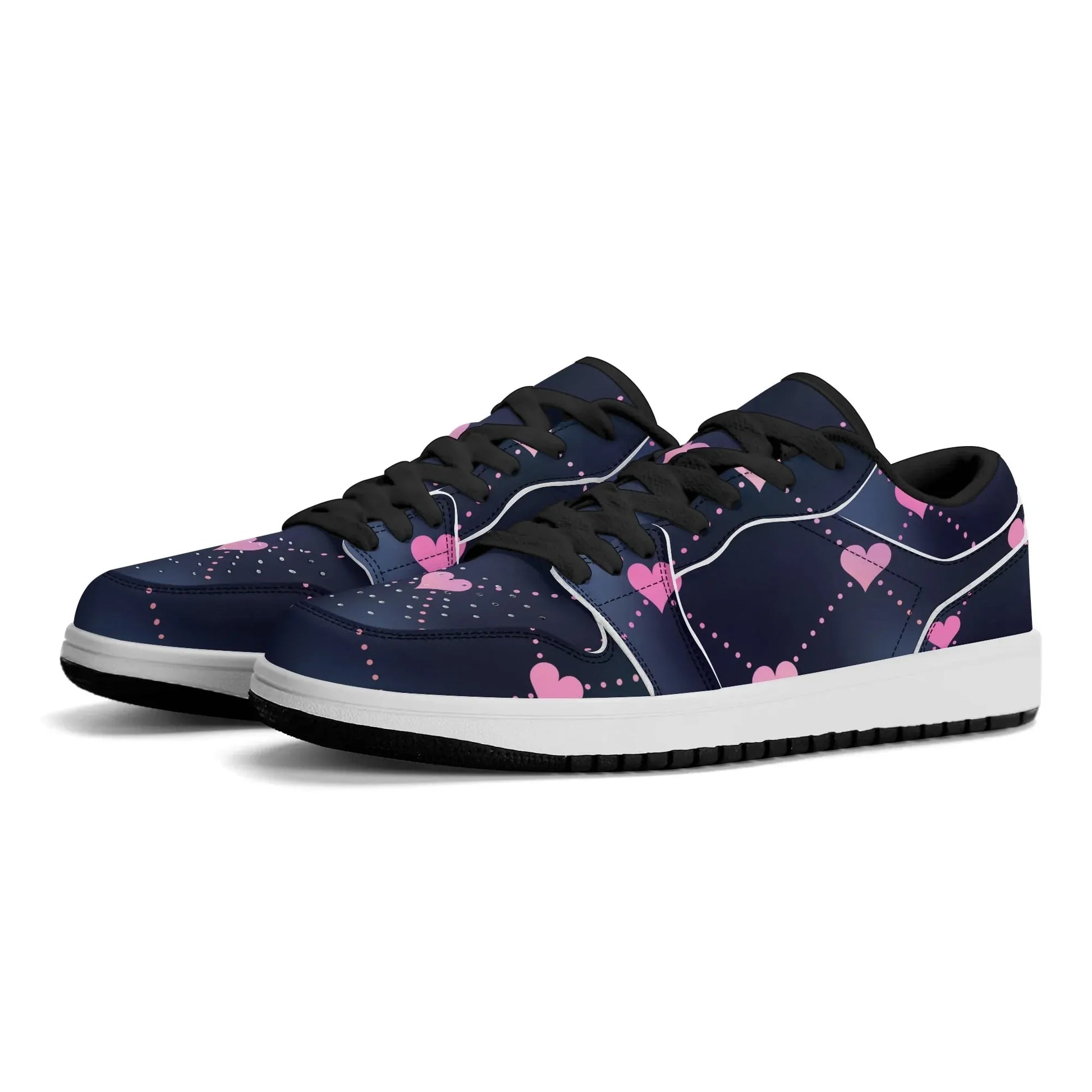 lined-hearts-low-top-leder-sneaker-fur-herren-sneaker-jlr-design-38862 - JLR Design