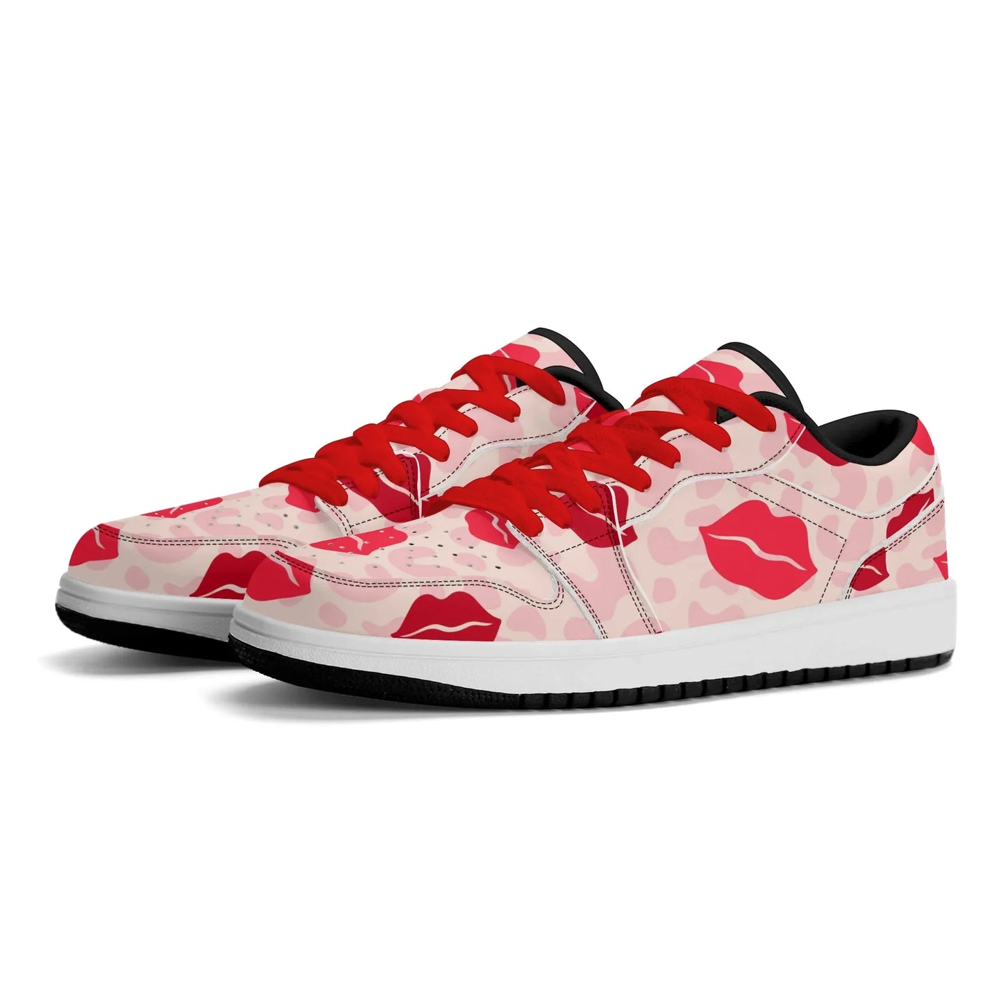 lips-low-top-leder-sneaker-fur-damen-sneaker-jlr-design-15663 - JLR Design