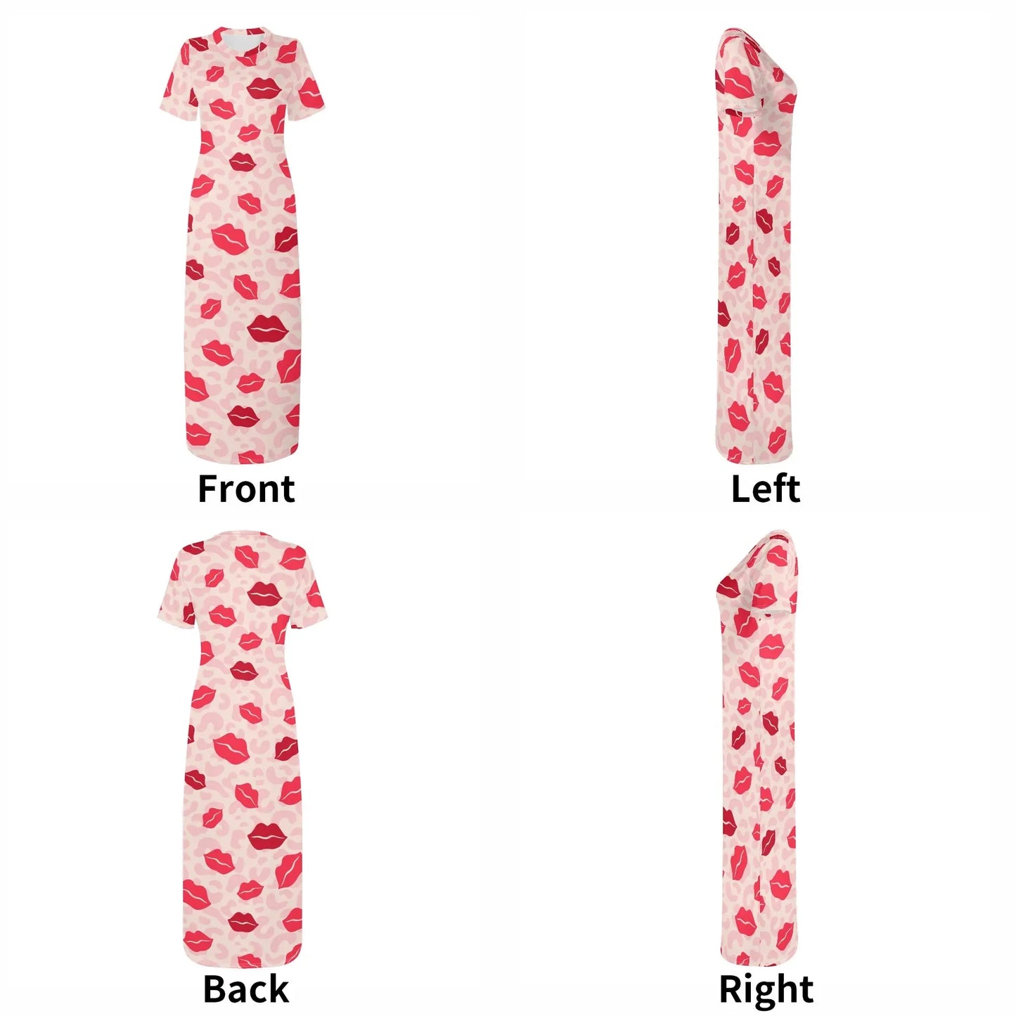 lips-short-sleeve-long-dress-long-dress-jlr-design-48128 - JLR Design
