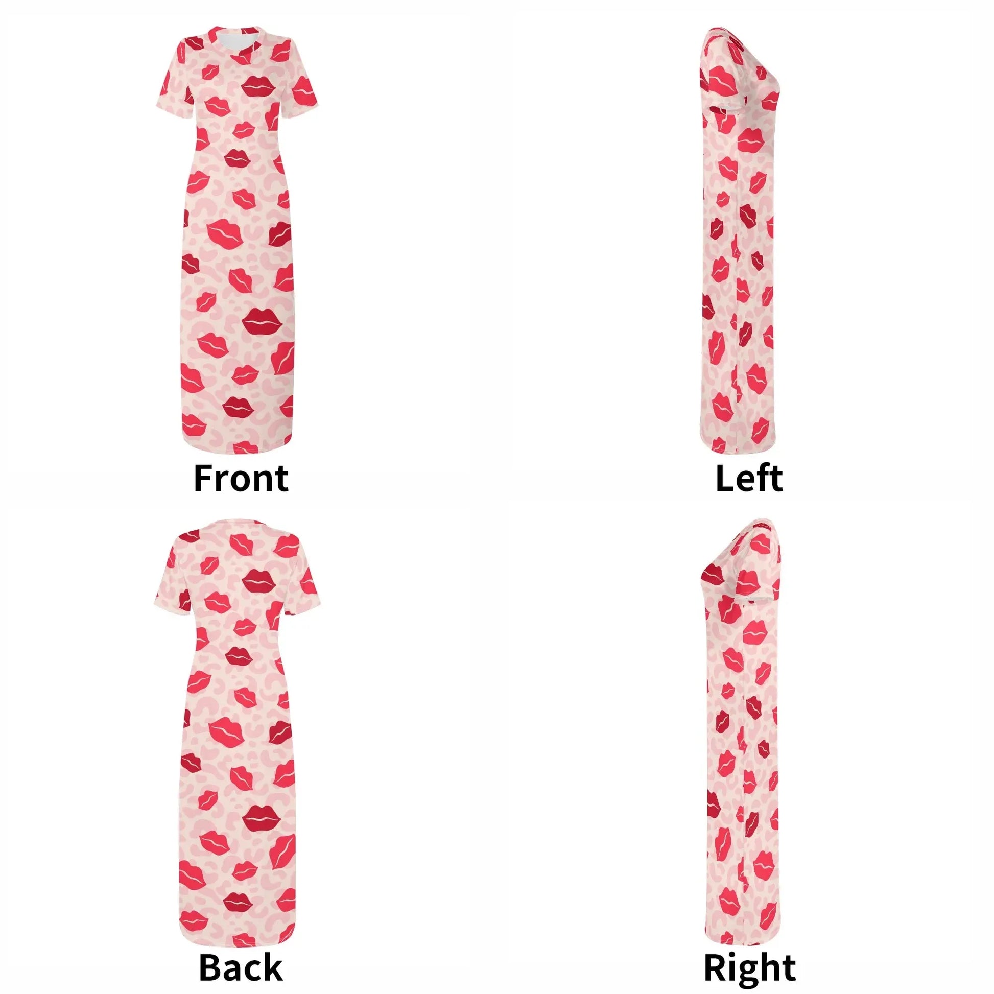 lips-short-sleeve-long-dress-long-dress-jlr-design-48128 - JLR Design
