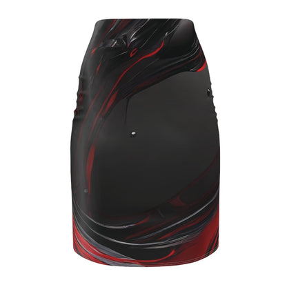 Liquid Red Bleistiftrock Bleistiftrock 74.99 All Over Print, AOP, AOP Clothing, Assembled in the USA, Assembled in USA, Bleistiftrock, Made in the USA, Made in USA, Skirts & Dresses, Sublimation, Women's Clothing JLR Design