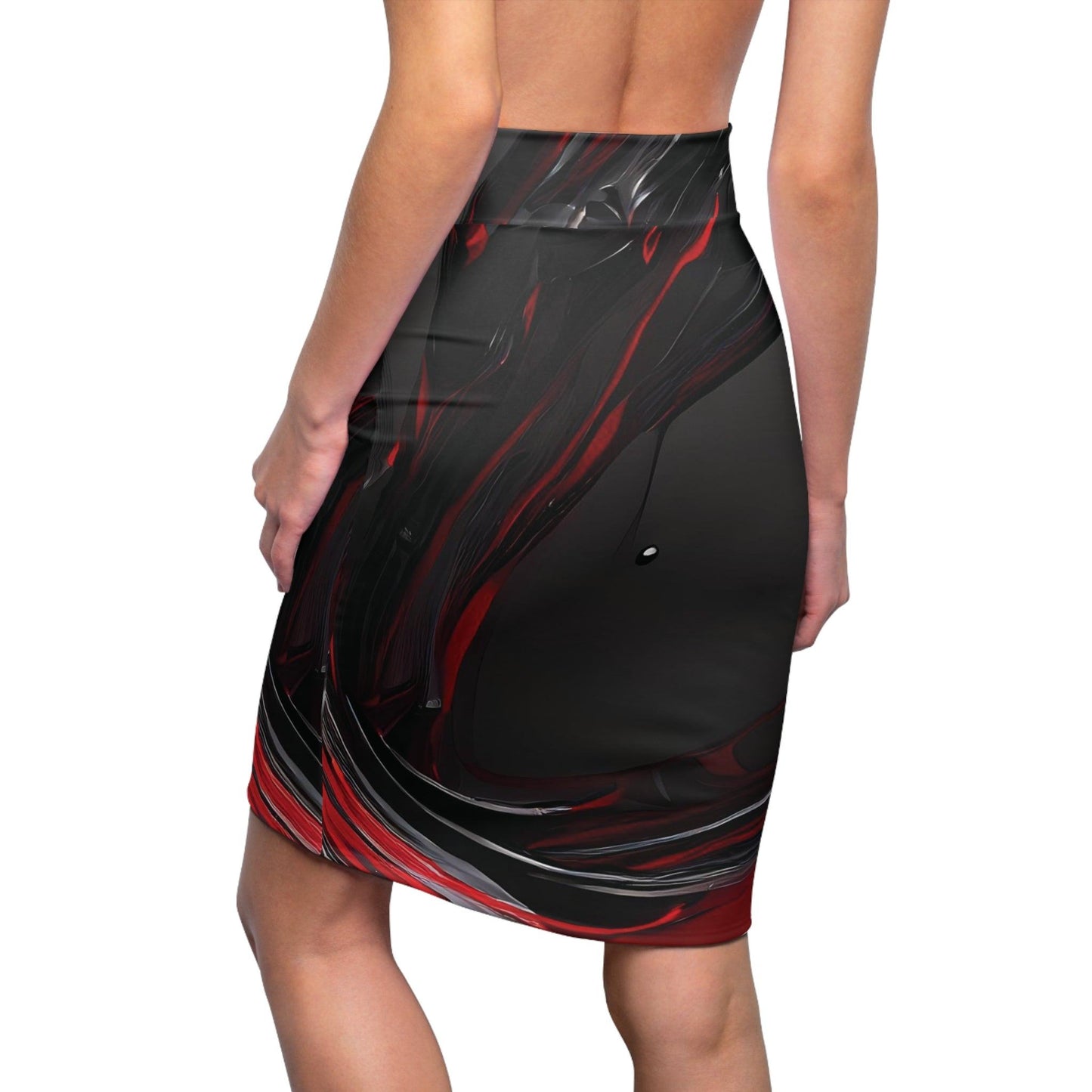 Liquid Red Bleistiftrock Bleistiftrock 74.99 All Over Print, AOP, AOP Clothing, Assembled in the USA, Assembled in USA, Bleistiftrock, Made in the USA, Made in USA, Skirts & Dresses, Sublimation, Women's Clothing JLR Design