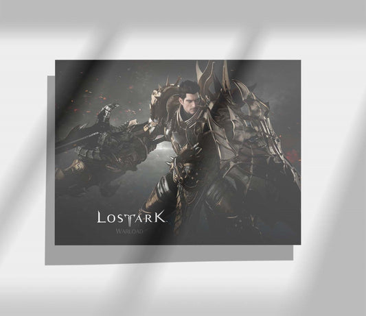 Lost Ark Warlord Metal Poster 40x30cm Poster JLR Design